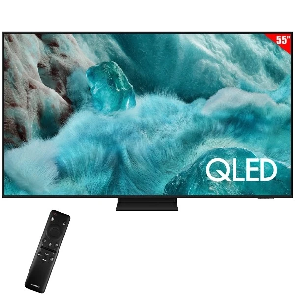 Anúncio: Smart TV QLED 55" Samsung Q7F QN55Q7F5AG 4K Ultra HD Tizen Wi-Fi Bluetooth com Conversor Digital